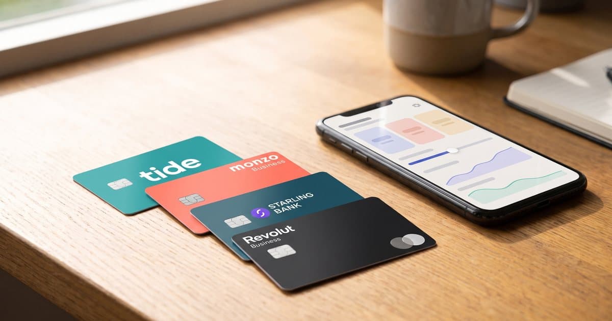 Tide, Monzo, Starling and Revolut business cards