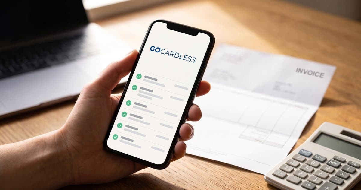 GoCardless recurring payments on a phone